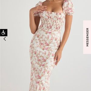 NWT House of CB Bellucci Rose print Dress